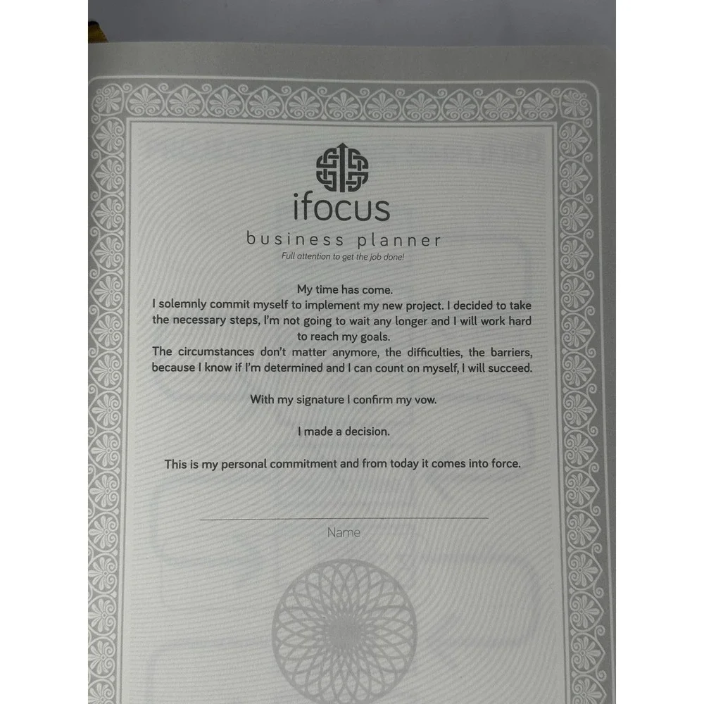 iFocus Business Planner New* For Business Projects, Scheduling, Goal Setting…